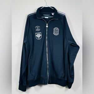 enyce full zip track Jacket size L